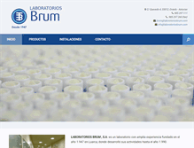 Tablet Screenshot of laboratoriosbrum.com